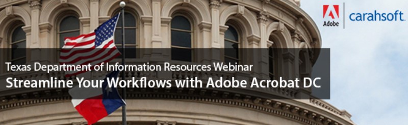 Adobe Webinar for the State of Texas