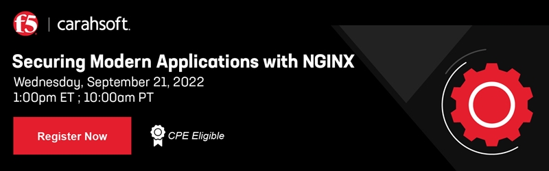 F5 NGINX Webinar