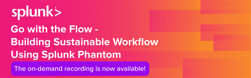 Workflow Splunk Phantom