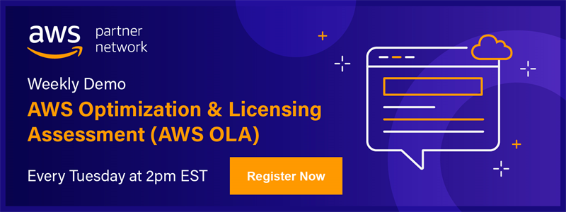 Optimization and Licensing Assessment (AWS OLA) Demo