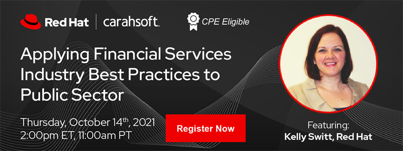 Applying Financial Services Industry Best Practices to Public Sector