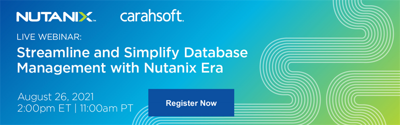 Streamline and Simplify Database Management with Nutanix Era