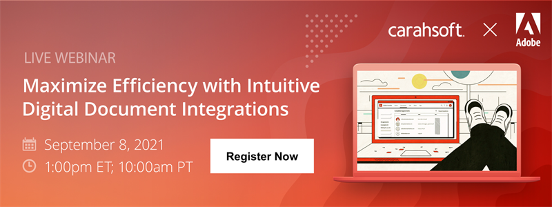Live Webinar: Maximize Efficiency with Intuitive Digital Document Integrations???????