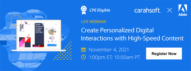 Create Personalized Digital Interactions with High-Speed Content