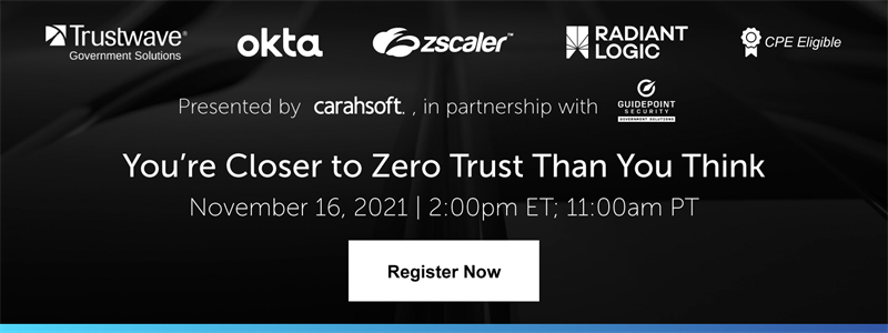 11/16 Zero Trust Webinar