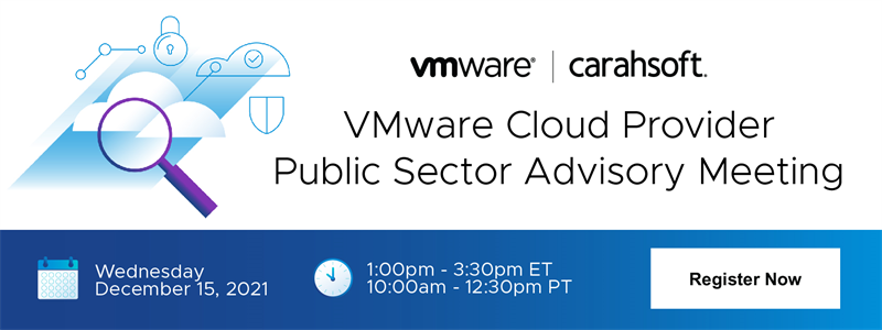 VMware Cloud Provider Public Sector Advisory Meeting