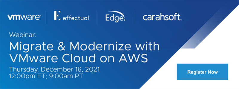Migrate & Modernize with VMware Cloud on AWS