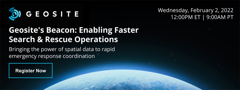 Geosite's Beacon: Enabling Faster Search & Rescue Operations
