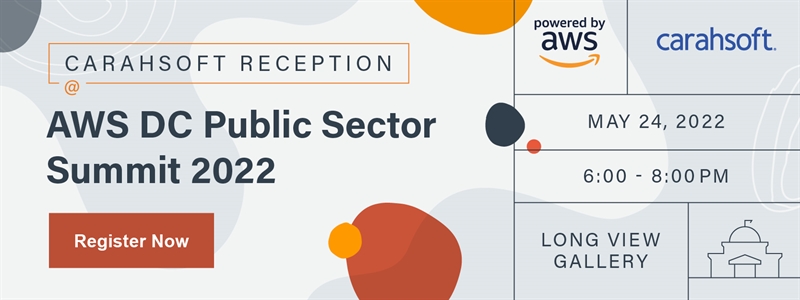 Carahsoft reception at AWS DC Public Sector Summit 2022