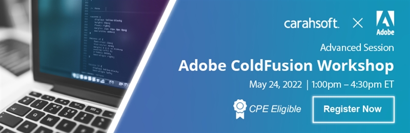 Adobe Coldfusion Advanced Workshop