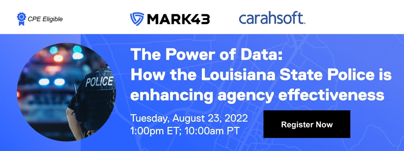 Mark43 Webinar: The Power of Data