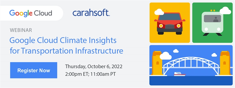 Google Cloud Climate Insights for Transportation Infrastructure