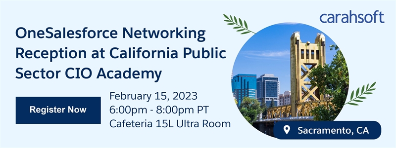 Networking Reception at California Public Sector CIO Academy