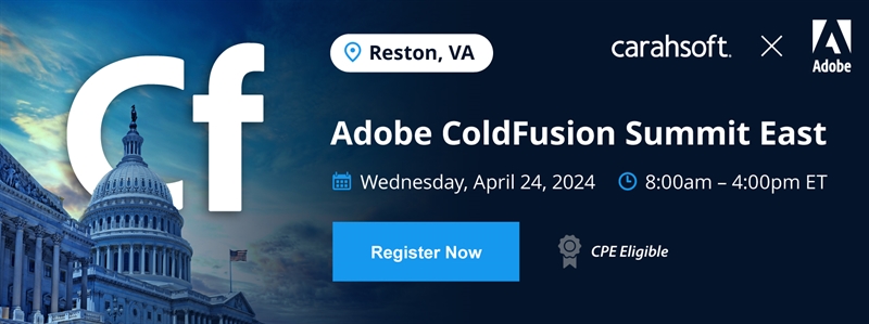 Adobe ColdFusion Summit East 2024