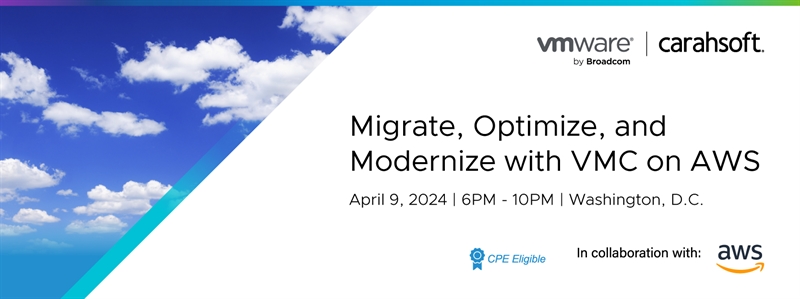 Migrate, Optimize, and Modernize with VMC on AWS