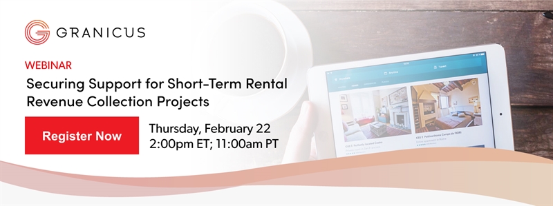 Securing Support for Short-Term Rental  Revenue Collection Projects