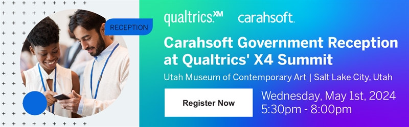 Carahsoft's Government Reception at Qualtrics X4