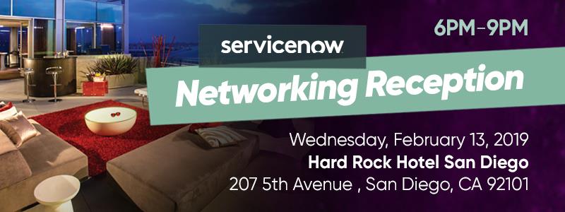 ServiceNow Networking Reception